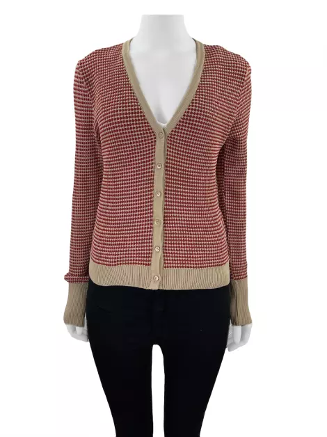Casaco Lica Melzer + Guga Gonçalves Cardigan Bicolor