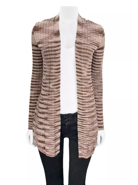 Casaco M Missoni Tricô Marrom