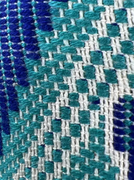 Casaco Maje Jacquard Azul