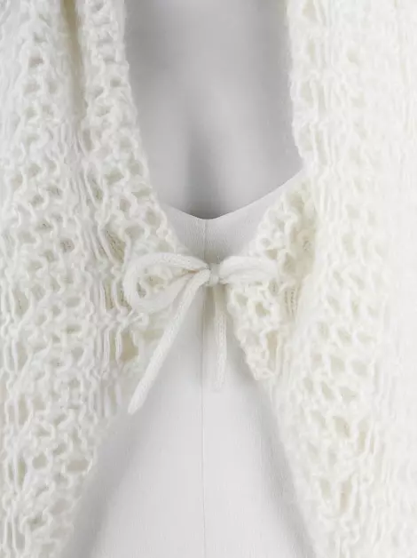 Casaco MNG Tricot Off-White