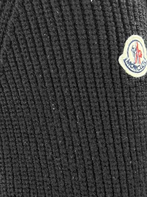 Casaco Moncler Maglione Tricot Preto