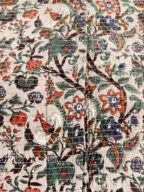 Casaco Oscar de la Renta Quilted Floral