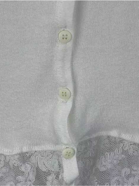 Casaco Paola da Vinci Tricot Branco