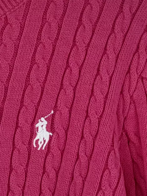 Casaco Polo Ralph Lauren Tricot Rosa