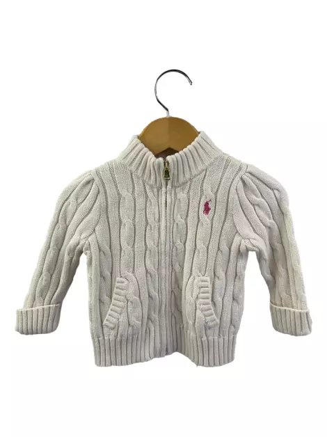 Casaco Ralph Lauren Tricot Off White