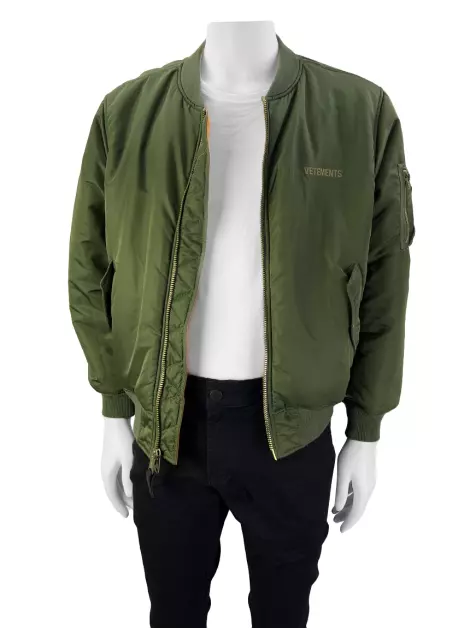 Casaco Vetements x Alpha Industries Reversível Bicolor