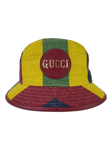 Chapéu Gucci Marley Stripe Baiadera Multicolor