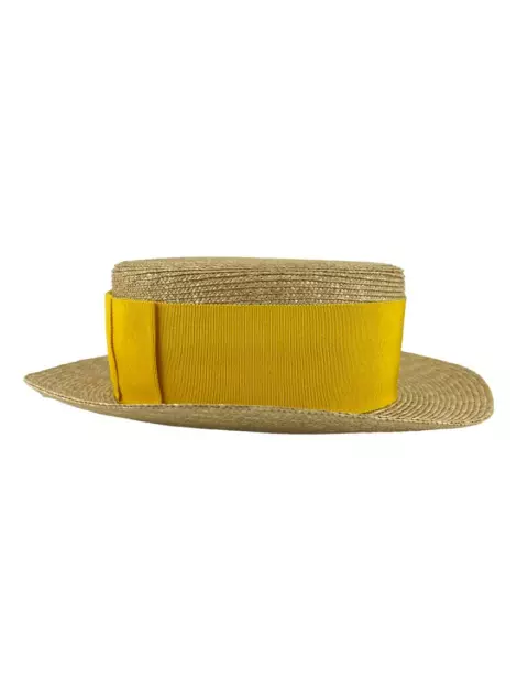Chapéu Prada Palha Amarelo