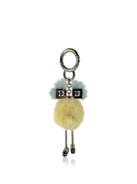 Chaveiro Fendi Hypnoteyes Chick Pom Pom Pineapple Amarelo