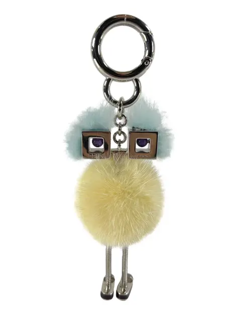 Chaveiro Fendi Hypnoteyes Chick Pom Pom Pineapple Amarelo