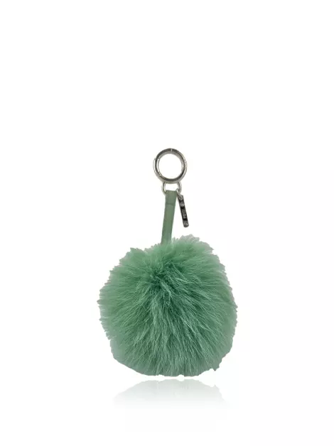 Chaveiro Fendi Pom Pom Fur Verde
