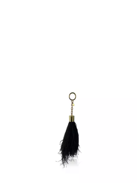 Chaveiro Michael Kors Faux Fur Preta