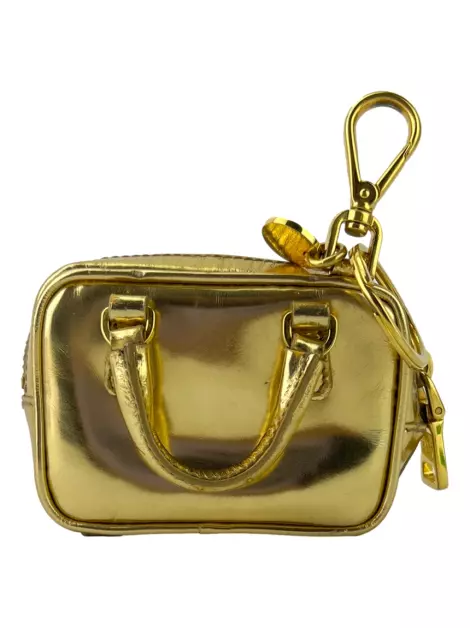Chaveiro Prada Bag Dourada