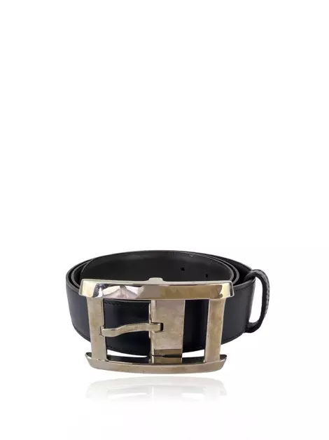 Cinto Cartier Couro Preto