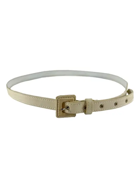 Cinto Christian Dior Tecido Off White Vintage