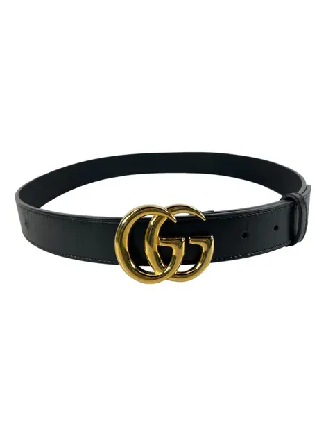 Cinto Gucci Double G Preta