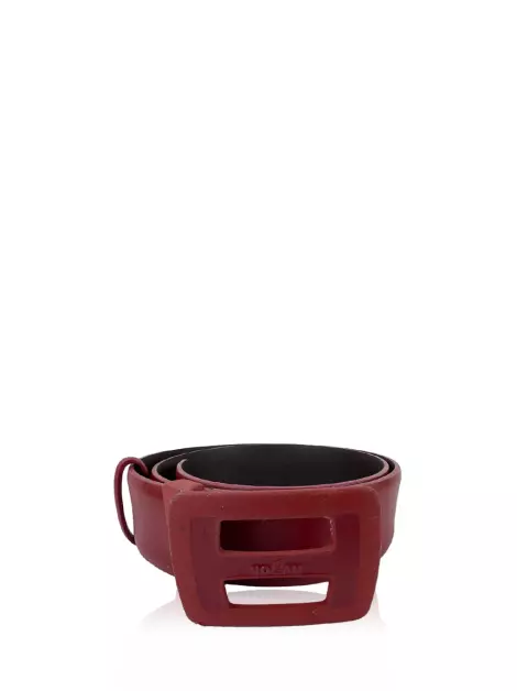 Cinto Hogan Couro Vermelho