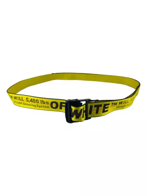 Cinto Off-White Industrial Amarelo