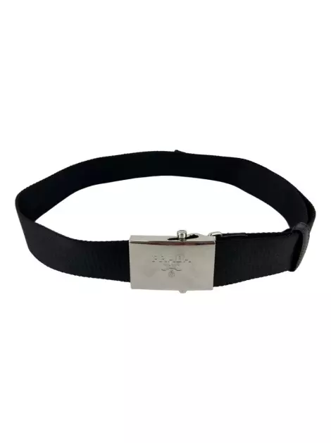 Cinto Prada Logo Preto