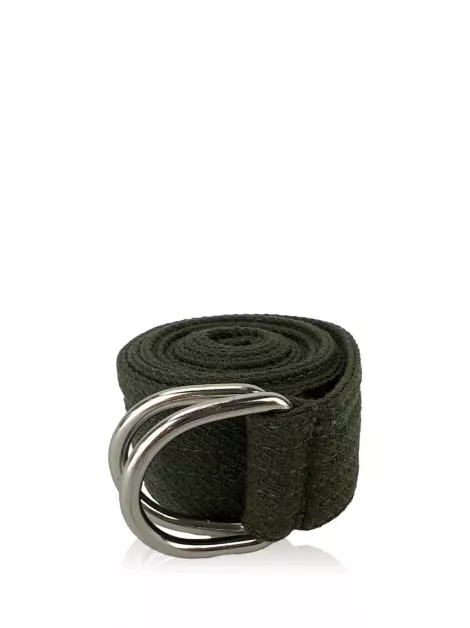 Cinto Raia De Goeye Pepper Tecido Verde