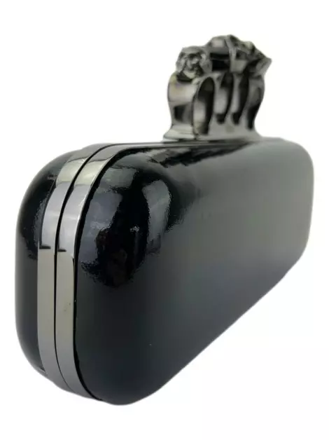 Clutch Alexander McQueen Preto Knuckle Duster
