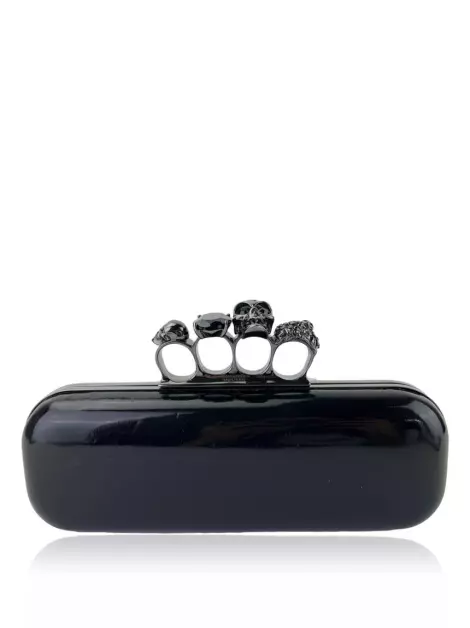 Clutch Alexander McQueen Preto Knuckle Duster