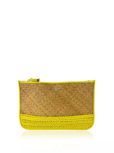 Clutch Anya Hindmarch Palha Bicolor