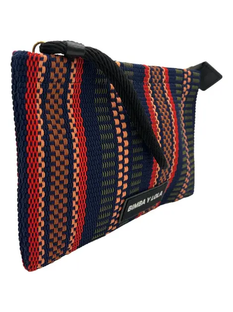 Clutch BIMBA Y LOLA Woven Estampada