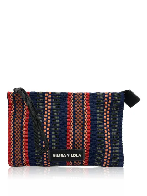 Clutch BIMBA Y LOLA Woven Estampada