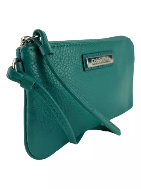 Clutch Calvin Klein Wristlet Verde