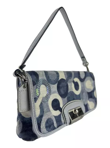 Clutch Coach Wristlet Azul