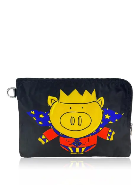 Clutch Dolce & Gabbana Pig Preta