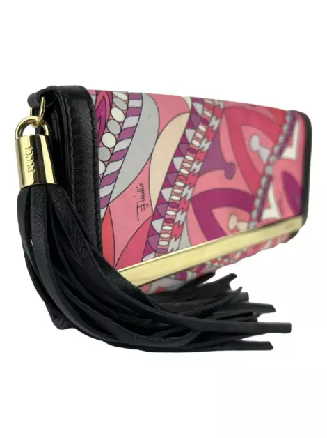 Clutch Emilio Pucci Tassel Estampada