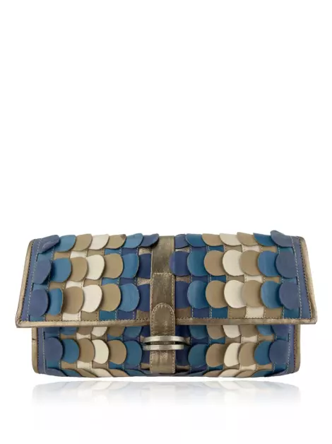 Clutch Ferri Texturizada Multicolorida