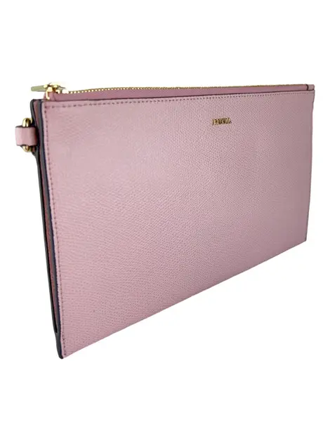 Clutch Furla Couro Rosa