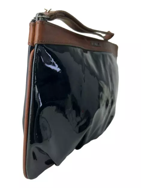 Clutch Furla Verniz Preta