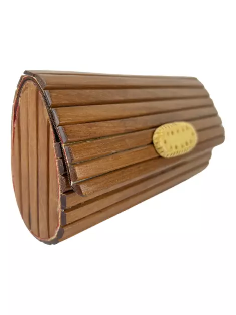 Clutch Glorinha Paranaguá Bambu Marrom
