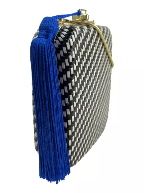 Clutch Isla Trançada Bicolor