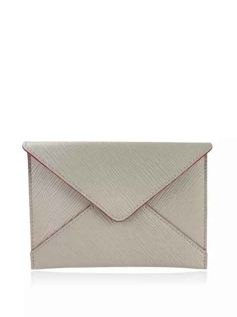 Clutch Louis Vuitton Envelope Epi Off White