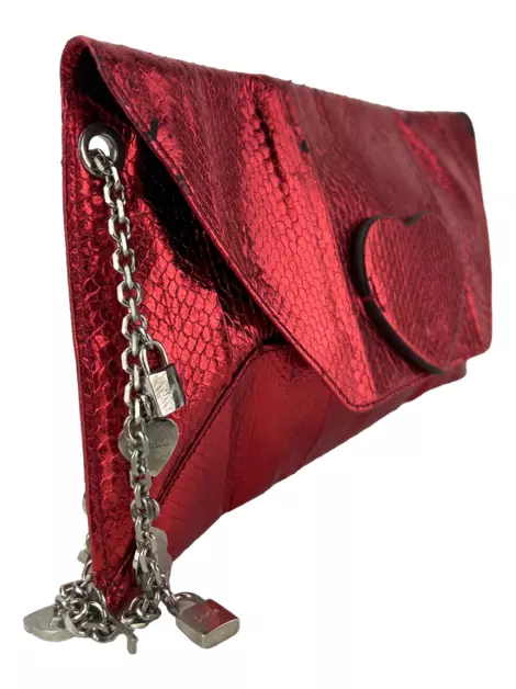 Clutch Luella Heart Chain Vermelha