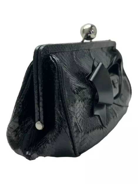 Clutch Luella Snakeskin Preta