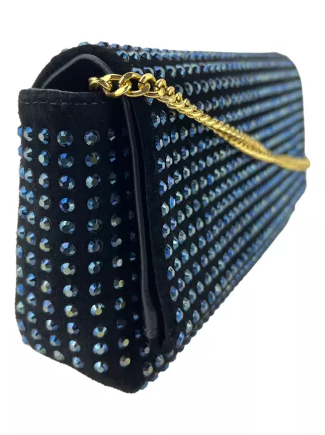 Clutch Luiza Barcelos Cristais Azul