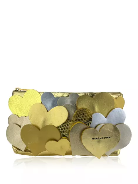 Clutch Marc Jacobs Couro Heart