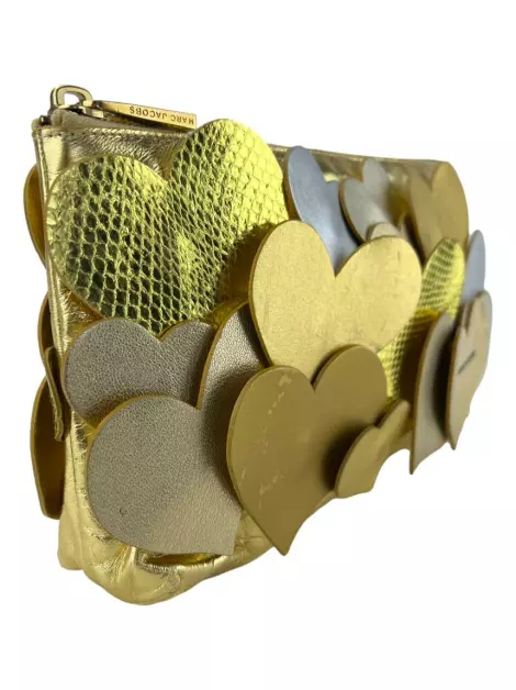 Clutch Marc Jacobs Couro Heart