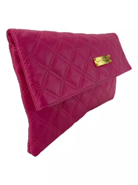 Clutch Marc Jacobs Eugenie Quilted Rosa