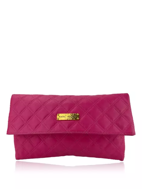 Clutch Marc Jacobs Eugenie Quilted Rosa