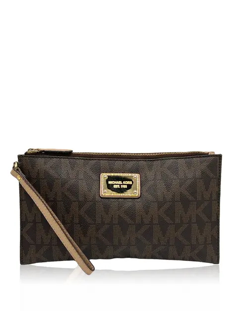 Clutch Michael Kors Pouch Monograma