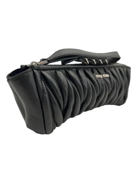 Clutch Miu Miu Matelassê Preta