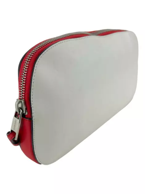 Clutch Sportmax Couro bicolor