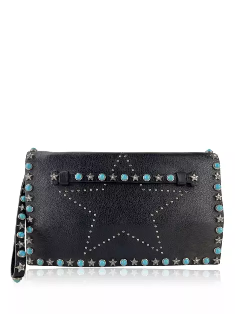 Clutch Valentino Rolling Rockstud Star Preto